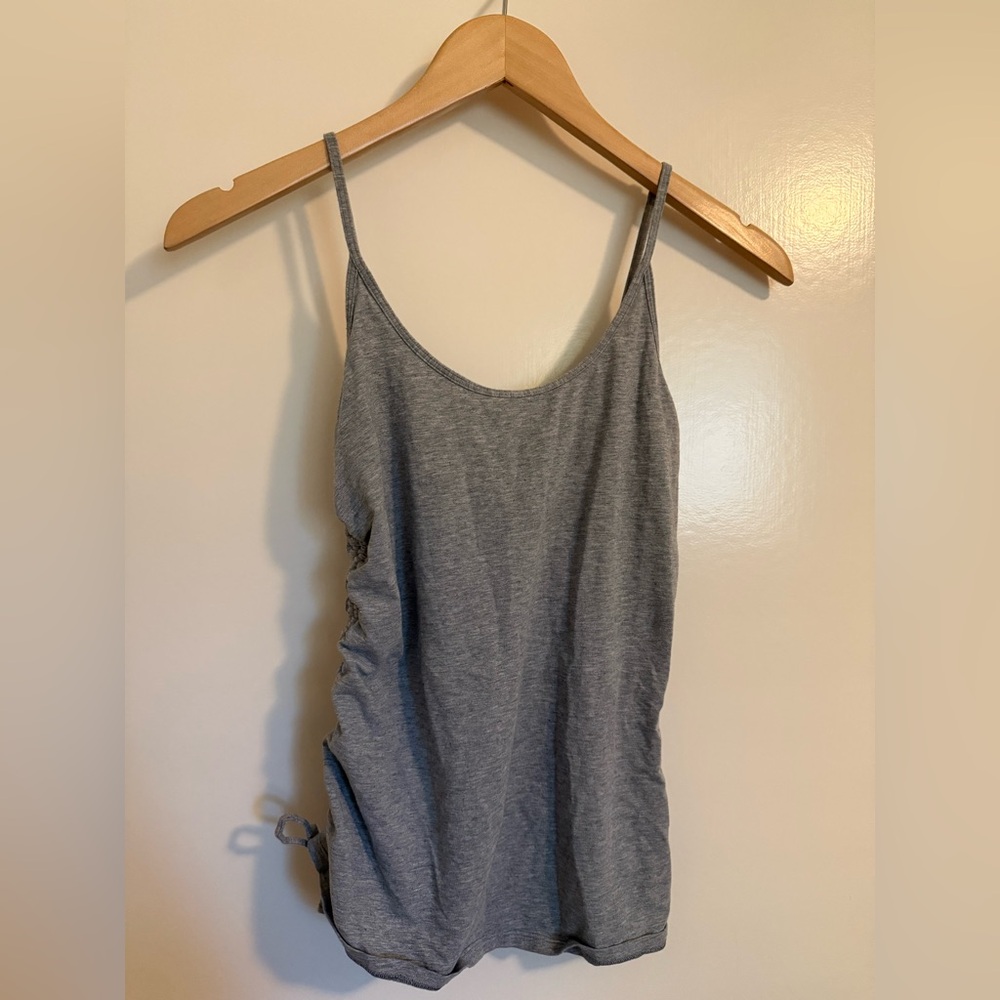 Lululemon tank top with one side ruching